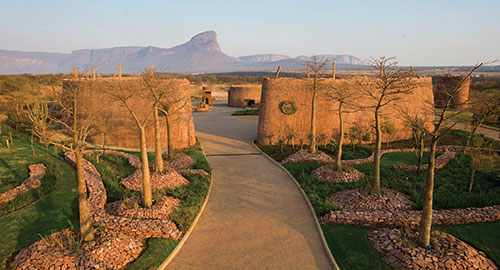 Exterior shot of Monomotapa Village